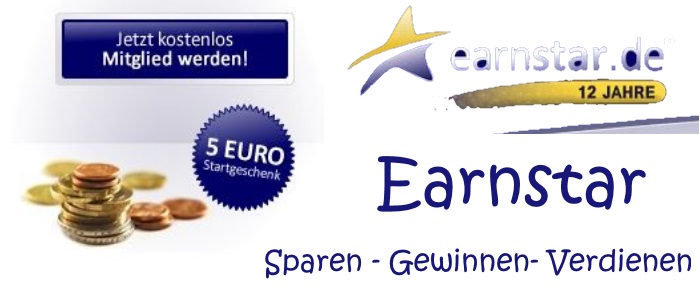 Earnstar - Sparen - Gewinnen - Geld Verdienen (Bild)